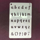 1Multi-use DIY Letter Embossing Greeting Card Stamping Template Stencil Set