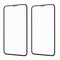 2.5D Curved Full Screen Tempered Glass Protective Film For  2 Pcs