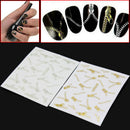 2Pcs Fashion Zipper Zips Style Water Transfer Smart Nail Art Stickers  HTR