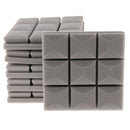 6pcs Acoustic Wedge Foam Sound Absorption Panels for Audio Equipment Gray