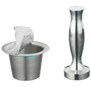 Stainless Steel Reusable Coffee Capsule for Coffee Tamper Cup Filter Set fo