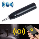 Wireless Bluetooth4.1 Mini Bullet 3.5mm Car Aux Music Receiver Adapter F4J0 N2O1