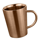 2x Stainless Double Walled Insulated Water Cup Coffee Mug with Handle