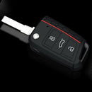 1x Car Key Case Silicone Remote Key Holder Cover Fit Volkswagen VW Golf 7 mk7
