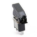 2 Pieces 12V/20A Car SPST Toggle Rocker Switch Control with Blue LED Light