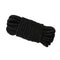 20m Multipurpose Cotton Rope Cord Thread Guy Line Macrame Jewellery - Black