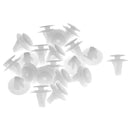 20Pcs Nylon Bumper Fastener Rivet Clips Fender & Engine Splash Shield Retainer