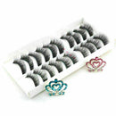 10Pairs Makeup Handmade Natural Thick False Eyelashes Lashes Long nice Eye S3W8