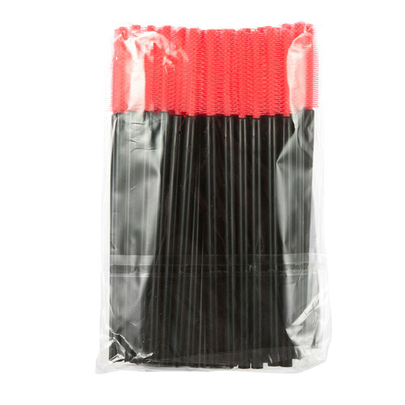 50pcs Disposable Eyelashes Brush Make Up Mascara Brush Kit (Tower) A