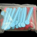 40Pcs/ Pack Elastic Ligature Ties Dental Bands Braces Mixed color Orthodont New