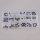 225pcs Rubber O Ring O-Ring Washer Seals Gasket Assortment Kit Black Fit Car