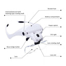 5 Lens Headband Headset LED Head Light Magnifier Magnifying Glass Loupe US Ship