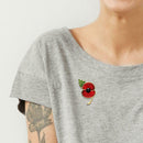 Poppy Flower Crystal Pin Brooch Clothes Lapel Shirts Backpack Plants Badges