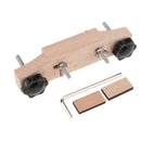 Wooden Stainless Steel Guitar Bridge Install Clamp DIY Luthier Tools Set