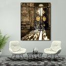 Retro Door DIY Painting By Numbers Kit Canvas Oil Wall Art Home Decor Gift