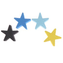 1Pc Colorful five-pointed star car antenna pen topper aerial EVA ball de OZ
