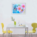Flowers Butterfly DIY Diamond Painting Cross Stitch Rhinestone Home Decor