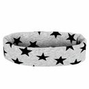 Kids Boys Girls 3Pcs Set Stars Prints O-Ring Scarf Neckerchief+Cute Beanies J3V3