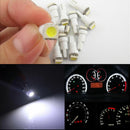 10Pcs 12V DC White Dashboard Gauge 1SMD LED Wedge Instrument Panel Light Bulb CA