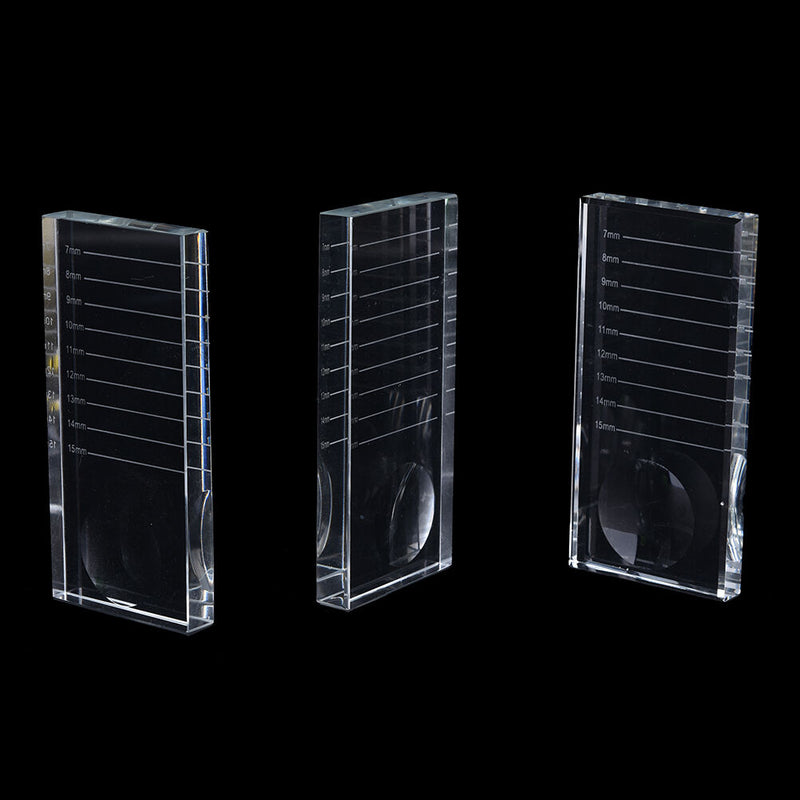 New Individual Eyelash Extension Stand Glass Pad Lash Tray Holder Glue Tool FT