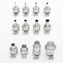 New 12pcs/set Heat Gun Rework Nozzle For 850 Hot Air Soldering Station Weld