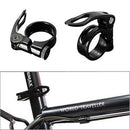 34.9mm Bicycle Seat Tube Clamp Quick Clamp Pipe Clamp black