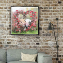 5D DIY Full Drill Diamond Painting 2 Heart Pigs Cross Stitch Embroidery Kit