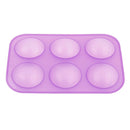 Silicone Soap Chocolate Molds Cake Baking Tool  Pastry Mould round shape 6ho Gw