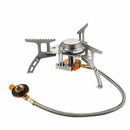 3500W Camping Gas Stove, Backpack Stove, with Convenient Piezo Ignition, Du