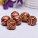 100 pcs wooden beads ball beads spacers spacer beads Jewellery DIY Crafting H7O9