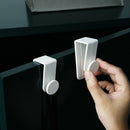 2pcs/set ABS Seamless Kitchen Door Hooks Cabinet Clothes Storage Hanger