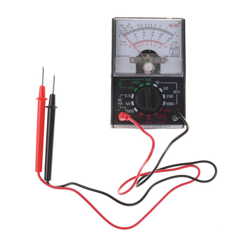 1000V Voltmeter DC/AC 250mA Ammeter 1K Resistance Meter Analog Multimeter Too Ru