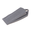 2pcs Door Wedge Shaped Rubber Door Stops Non-Slip Black Rubber Door Buffe3C