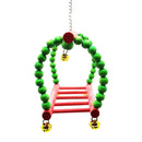 Pet Cage Hanging Swing Toys Ladder Stand Perch For Small To Large Birds