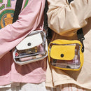 Women Transparent Versatile Messenger Bag Shoulder Fashion Bag Crossbody Ba X5K7