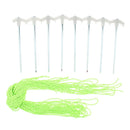Outdoor Camping Tent Stakes Tent Pegs Tent Nail Accessories with Wind Rope C