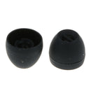 4 Pair Replacement Ear Pad Eartips Silicone Earbuds Tips For Earphones Black