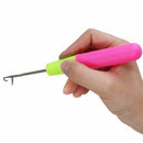 6 Pcs Latch Crochet Needle Hooks, Hair Extension Needle for Micro-Braids Dr
