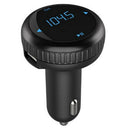 Bluetooth 4.2 car kit FM transmitter wireless radio adapter TF Slot USB charger_
