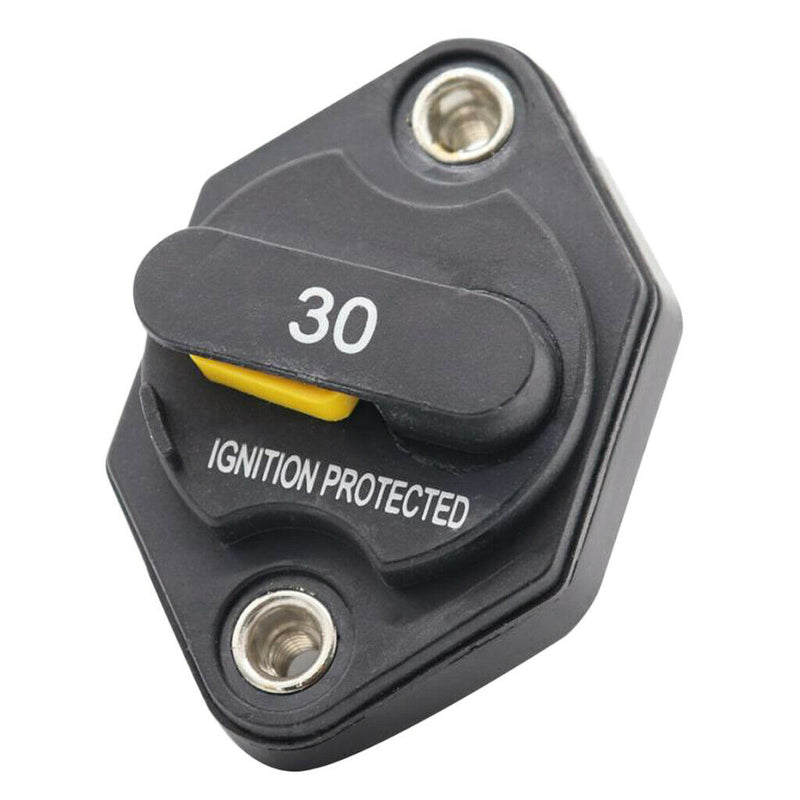 30A AMP Circuit Breaker Dual Battery Manual Reset IP67 W/proof 12V 32Volt