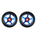 1 Pair Replacement 100mm Stunt Scooter Wheels with Bearing & Bushings
