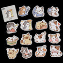 45Pcs/Set Cute Cat Stickers Ablum Diary Decoration DIY Scrapbooking Stickers