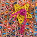 Bell Six Angle Wooden Swing Parrot Bird Toys Bird Cage Accessories