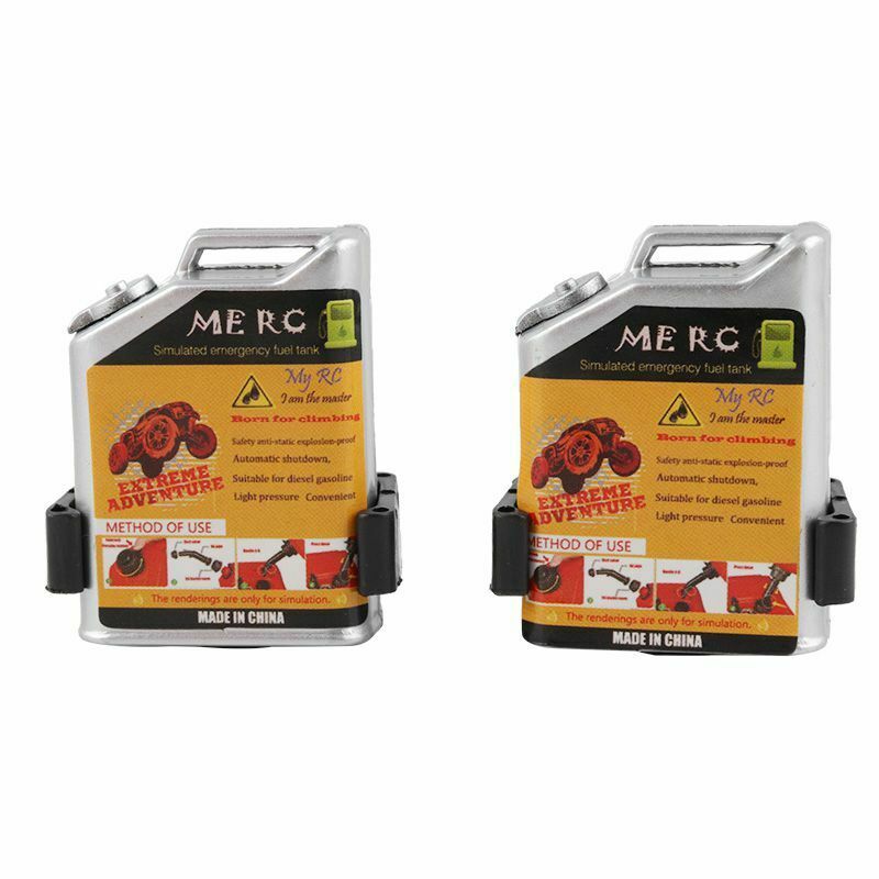 2 Pcs 1/10 Scale Rc Crawler Accessory Mini Fuel Tank For Tamiya D90 Axial W X9Z7