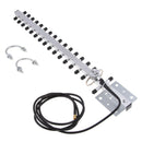 Outdoor Directional 2.4GHz WiFi 25dBi Yagi Antenna,RP-SMA Connector and 1.5m