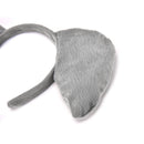 Elephant Animal Set Zoo Farm Jungle Safari Headband Ears Bow Tail Fancy Dress Z