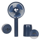 Handheld Fan Small Oscillating Personal Cooling Fan With Base And Built-In