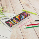 DIY Butterfly Special Shaped Diamond Painting 2 Grids Pencil Storage Case