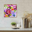 5D DIY Full Round Drill Diamond Painting Cross Stitch Embroidery (Flower01)