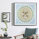 DIY Special Shaped Diamond Painting Flower Wall Clock Cross Stitch Decor